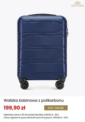 BEST SALE - gazetka promocyjna Wittchen | Dodatkowe -50% na drugą walizkę i plecak od wtorku 26.05  - strona 7