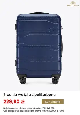 BEST SALE - gazetka promocyjna Wittchen | Dodatkowe -50% na drugą walizkę i plecak od wtorku 26.05  - strona 4