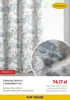 BEST SALE - gazetka promocyjna Eurofirany | Do -25% na zasłony od wtorku 26.05 do wtorku 09.06 - strona 5