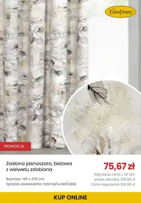 BEST SALE - gazetka promocyjna Eurofirany | Do -25% na zasłony od wtorku 26.05 do wtorku 09.06 - strona 9