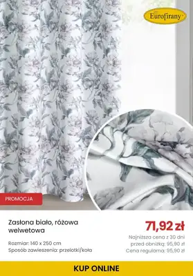 BEST SALE - gazetka promocyjna Eurofirany | Do -25% na zasłony od wtorku 26.05 do wtorku 09.06 - strona 8