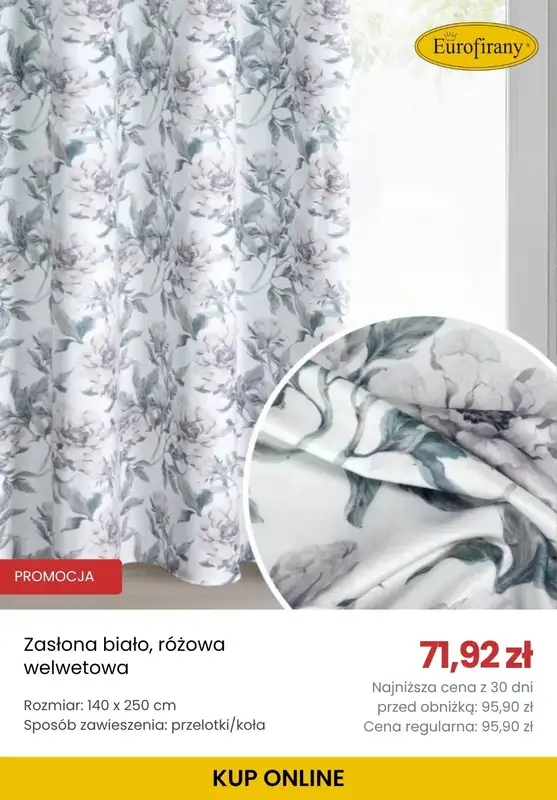 BEST SALE - gazetka promocyjna Eurofirany | Do -25% na zasłony od wtorku 26.05 do wtorku 09.06 - strona 8