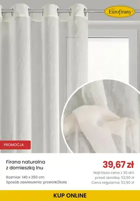BEST SALE - gazetka promocyjna Eurofirany | Do -25% na zasłony od wtorku 26.05 do wtorku 09.06 - strona 7