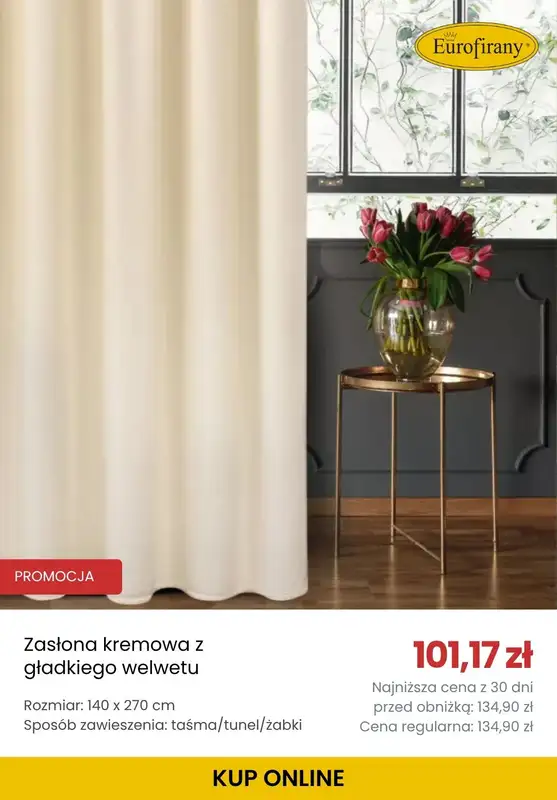 BEST SALE - gazetka promocyjna Eurofirany | Do -25% na zasłony od wtorku 26.05 do wtorku 09.06 - strona 3