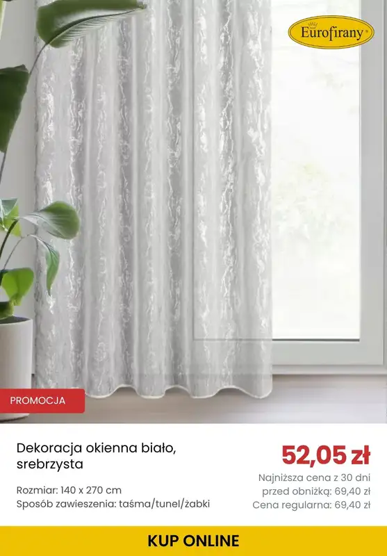 BEST SALE - gazetka promocyjna Eurofirany | Do -25% na zasłony od wtorku 26.05 do wtorku 09.06 - strona 2