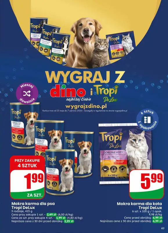 Dino - gazetka promocyjna Gazetka 22 / 2026 od środy 27.05 do wtorku 02.06 - strona 63