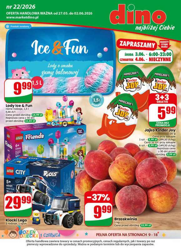 Dino - gazetka promocyjna Gazetka 22 / 2026 od środy 27.05 do wtorku 02.06