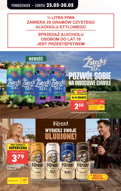 Biedronka - gazetka promocyjna Od poniedziałku od poniedziałku 25.05 do soboty 30.05 - strona 58