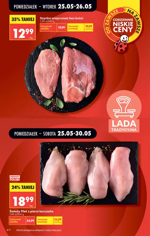 Biedronka - gazetka promocyjna Od poniedziałku, Z ladą tradycyjną od poniedziałku 25.05 do soboty 30.05 - strona 10