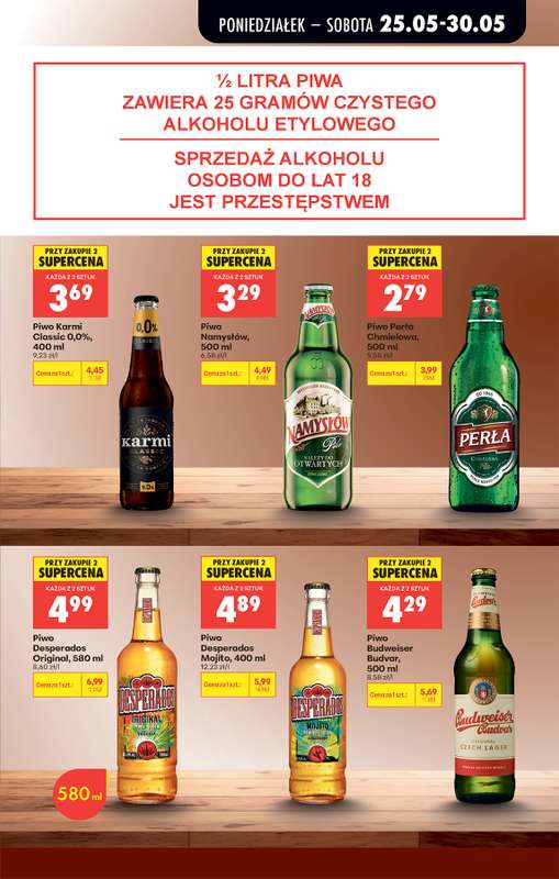 Biedronka - gazetka promocyjna Od poniedziałku, Z ladą tradycyjną od poniedziałku 25.05 do soboty 30.05 - strona 61