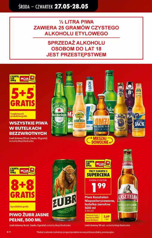 Biedronka - gazetka promocyjna Od środy od środy 27.05 do wtorku 02.06 - strona 8