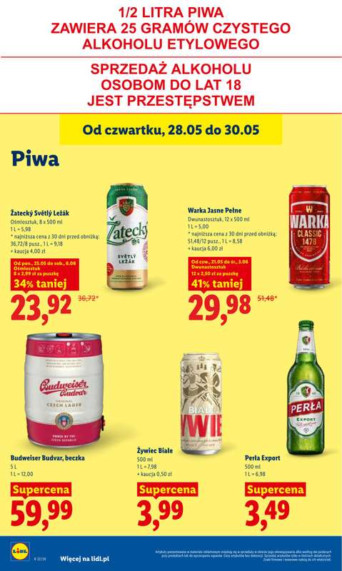 Lidl - gazetka promocyjna Oferta od czwartku od czwartku 28.05 do soboty 30.05 - strona 68