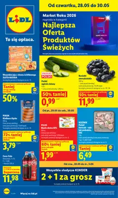 Lidl - gazetka promocyjna Oferta od czwartku od czwartku 28.05 do soboty 30.05