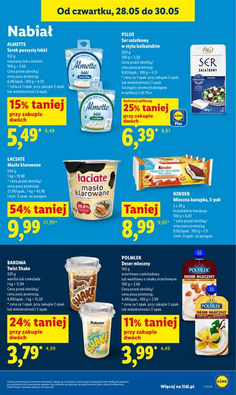 Lidl - gazetka promocyjna Oferta od czwartku od czwartku 28.05 do soboty 30.05 - strona 49