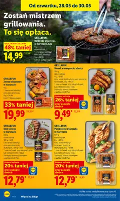Lidl - gazetka promocyjna Oferta od czwartku od czwartku 28.05 do soboty 30.05 - strona 50