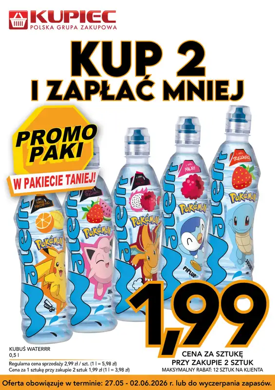 Kupiec - gazetka promocyjna Promopaki od środy 27.05 do wtorku 02.06 - strona 4