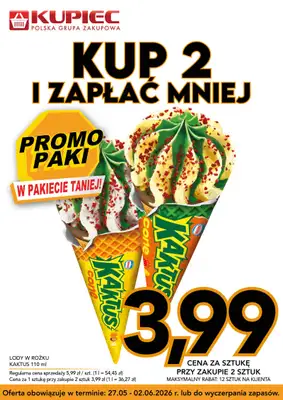 Kupiec - gazetka promocyjna Promopaki od środy 27.05 do wtorku 02.06 - strona 12