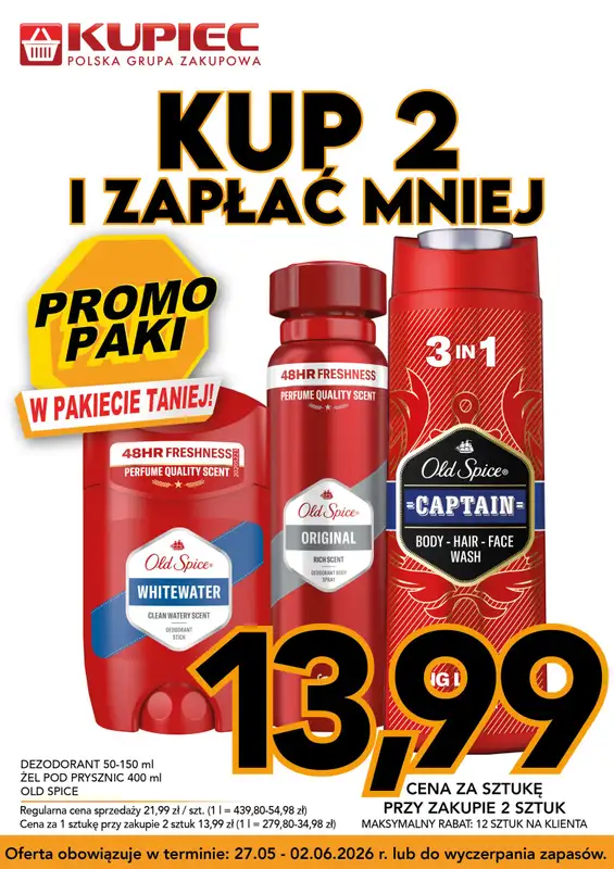 Kupiec - gazetka promocyjna Promopaki od środy 27.05 do wtorku 02.06 - strona 7