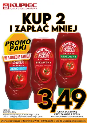 Kupiec - gazetka promocyjna Promopaki od środy 27.05 do wtorku 02.06 - strona 5