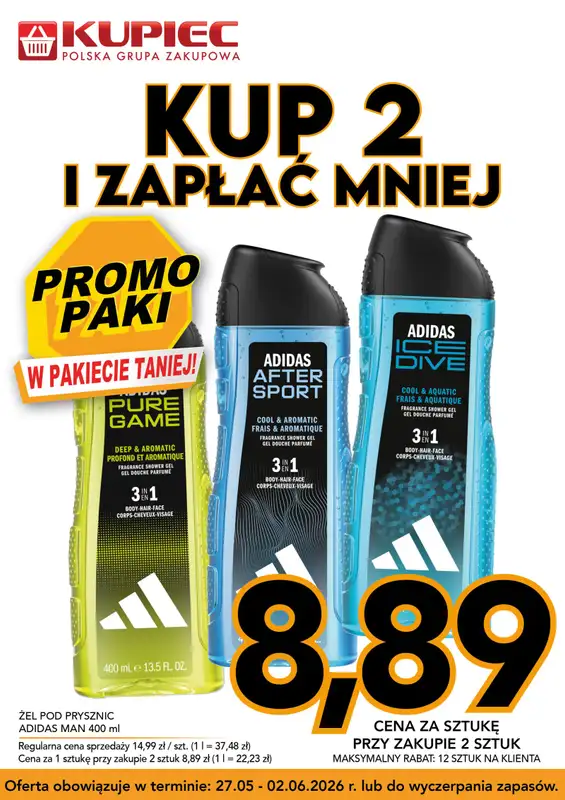 Kupiec - gazetka promocyjna Promopaki od środy 27.05 do wtorku 02.06 - strona 8
