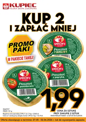 Kupiec - gazetka promocyjna Promopaki od środy 27.05 do wtorku 02.06 - strona 6