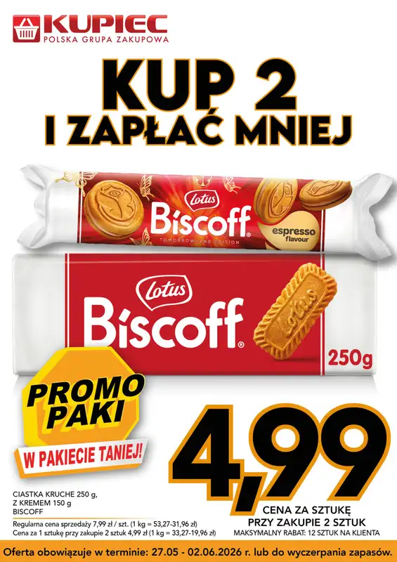 Kupiec - gazetka promocyjna Promopaki od środy 27.05 do wtorku 02.06 - strona 9