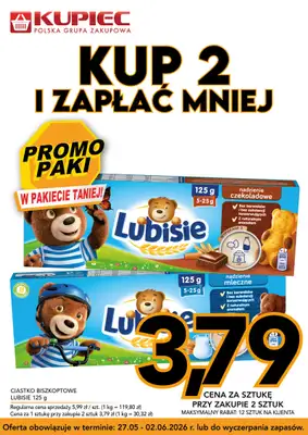 Kupiec - gazetka promocyjna Promopaki od środy 27.05 do wtorku 02.06