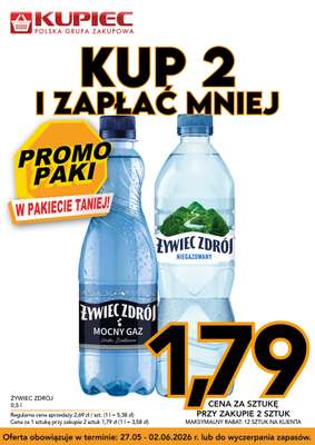 Kupiec - gazetka promocyjna Promopaki od środy 27.05 do wtorku 02.06 - strona 10
