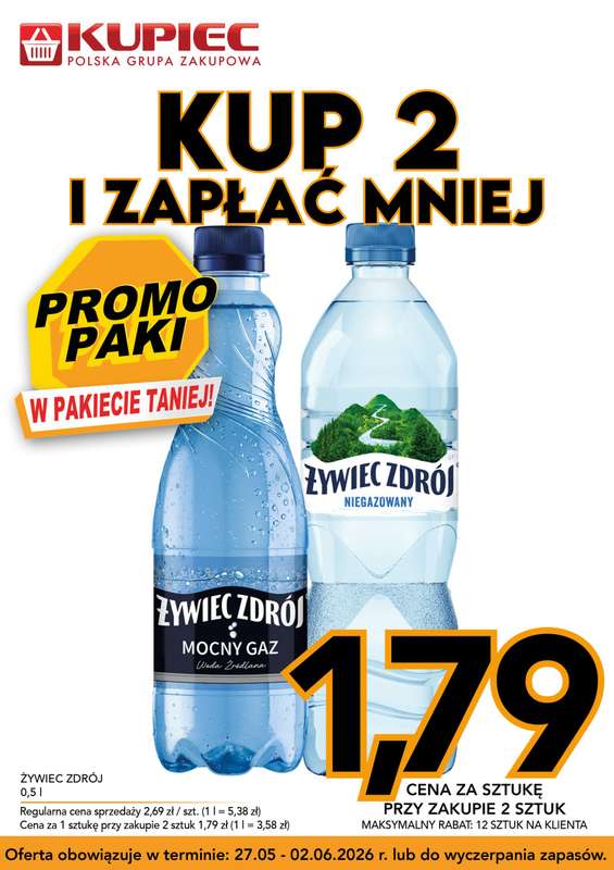 Kupiec - gazetka promocyjna Promopaki od środy 27.05 do wtorku 02.06 - strona 10
