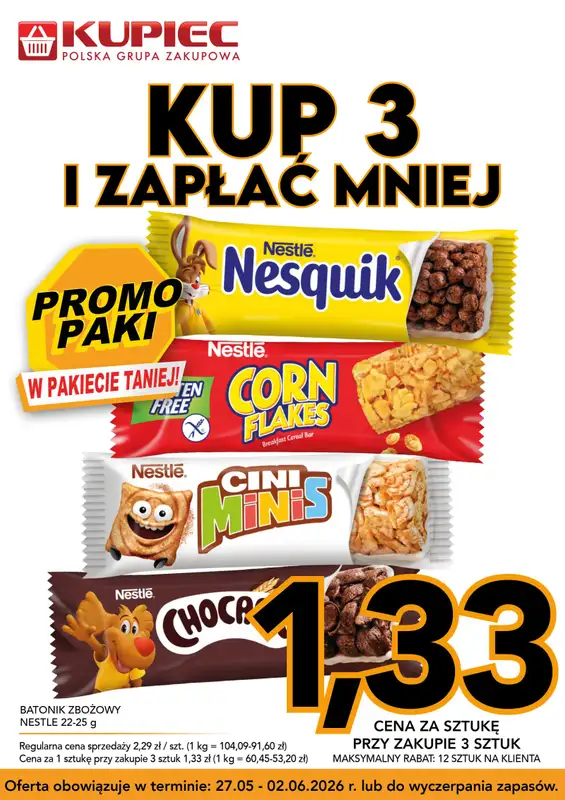 Kupiec - gazetka promocyjna Promopaki od środy 27.05 do wtorku 02.06 - strona 2