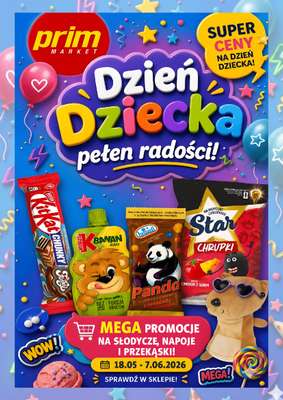 Prim Market - gazetka promocyjna Dzień Dziecka od środy 27.05 do niedzieli 07.06