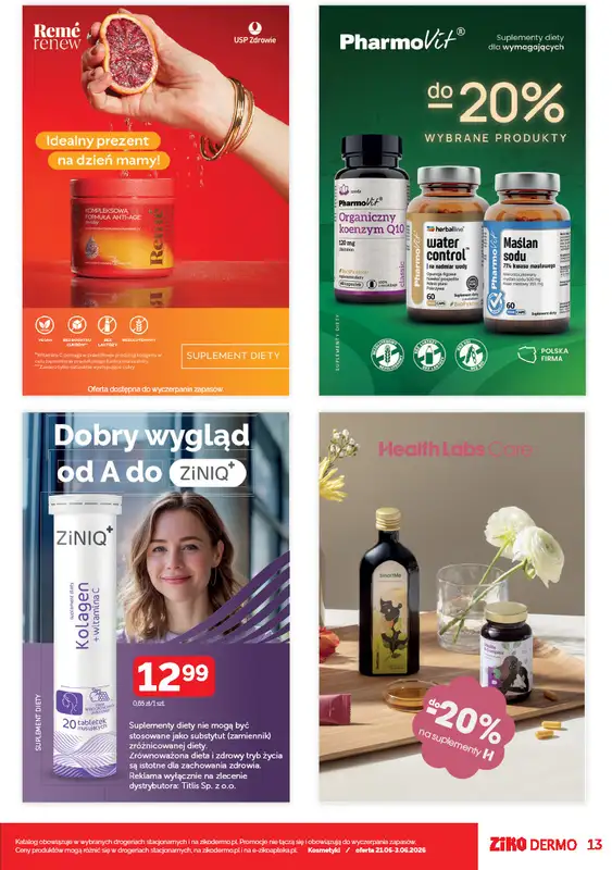 Ziko Dermo - gazetka promocyjna Gazetka od środy 27.05 do środy 03.06 - strona 14
