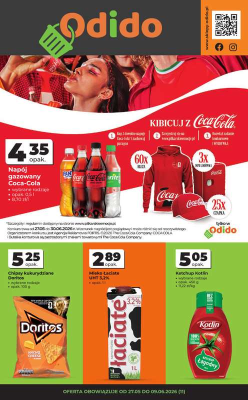 Odido - gazetka promocyjna Gazetka od środy 27.05 do wtorku 09.06