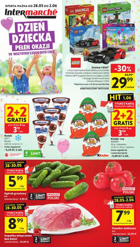 Intermarche - gazetka promocyjna Gazetka od czwartku 28.05 do wtorku 02.06