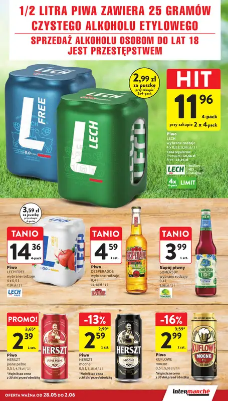 Intermarche - gazetka promocyjna Gazetka od czwartku 28.05 do wtorku 02.06 - strona 21