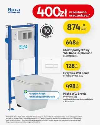 Castorama - gazetka promocyjna Łazienka od środy 27.05 do wtorku 09.06 - strona 4