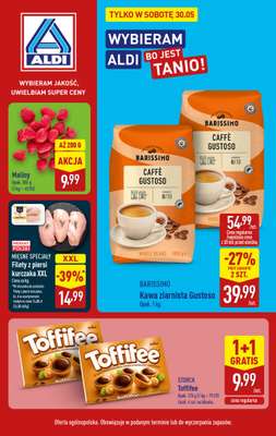Aldi - gazetka promocyjna Najlepsze oferty na sobotę w Aldi! od soboty 30.05 do soboty 30.05