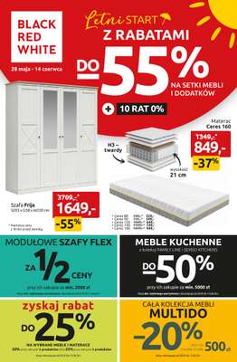 Black Red White - gazetka promocyjna LETNI START Z RABATAMI DO -55% od czwartku 28.05 do niedzieli 14.06