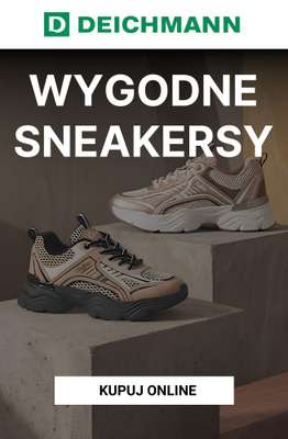 Deichmann - gazetka promocyjna Wygodne sneakersy damskie od środy 27.05 