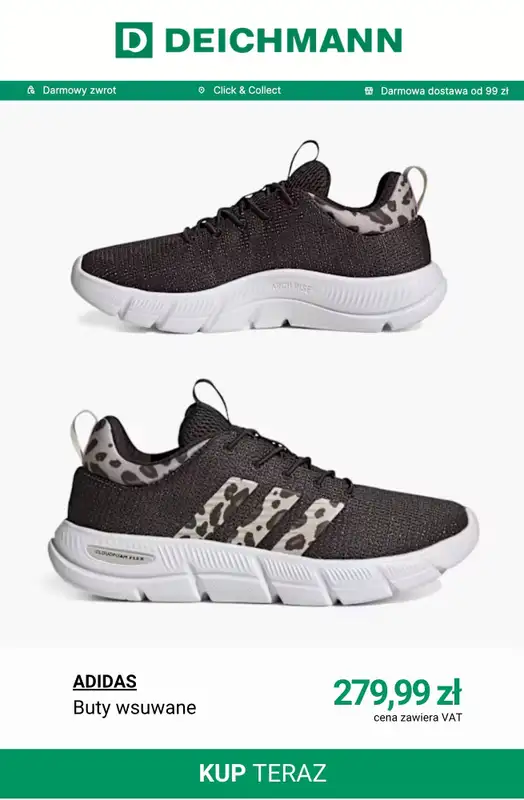 Deichmann - gazetka promocyjna Wygodne sneakersy damskie od środy 27.05  - strona 6