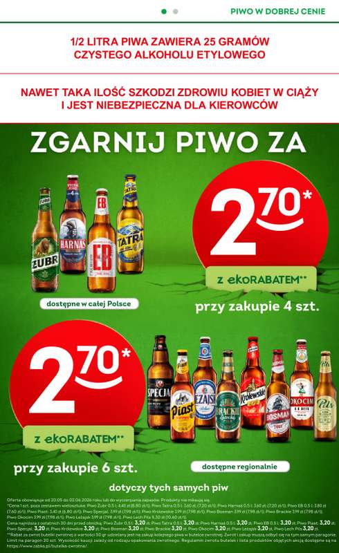 Żabka - gazetka promocyjna Gazetka od środy 20.05 do wtorku 02.06 - strona 20