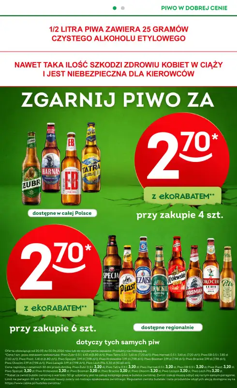 Żabka - gazetka promocyjna Gazetka od środy 20.05 do wtorku 02.06 - strona 20