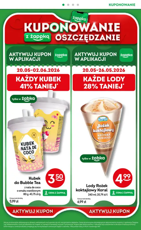 Żabka - gazetka promocyjna Gazetka od środy 20.05 do wtorku 02.06 - strona 50