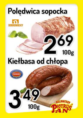 Delikatesy Piotruś Pan - gazetka promocyjna Plakaty promocyjne od środy 27.05 do środy 03.06