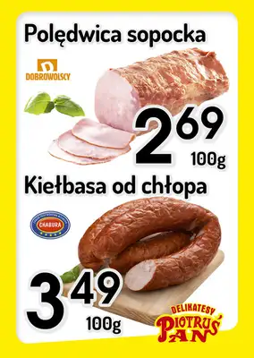 Delikatesy Piotruś Pan - gazetka promocyjna Plakaty promocyjne od środy 27.05 do środy 03.06