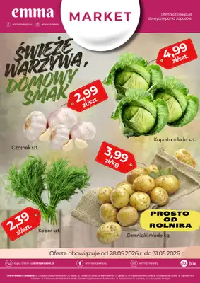 emma MARKET - gazetka promocyjna Plakat promocyjny od czwartku 28.05 do niedzieli 31.05