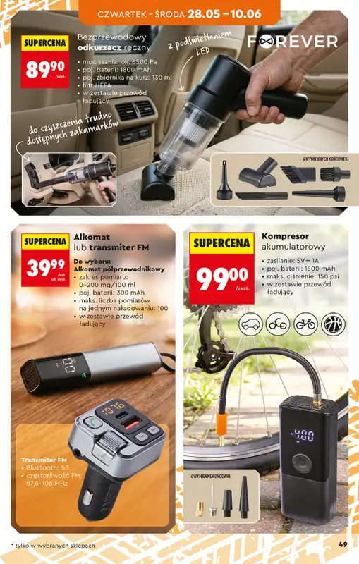 Biedronka - gazetka promocyjna Hity i inspiracje, od 25.05 od poniedziałku 25.05 do środy 10.06 - strona 49