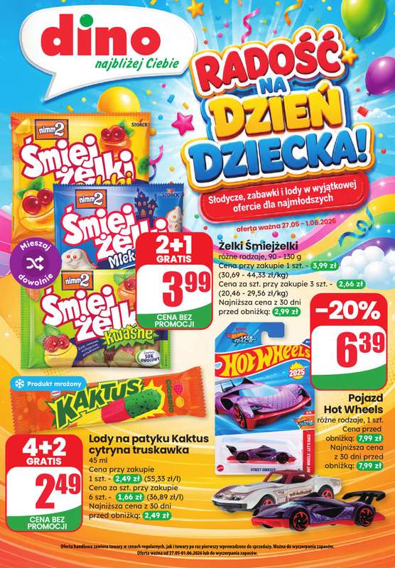 Dino - gazetka promocyjna Katalog - Dzień Dziecka 2026 od środy 27.05 do poniedziałku 01.06