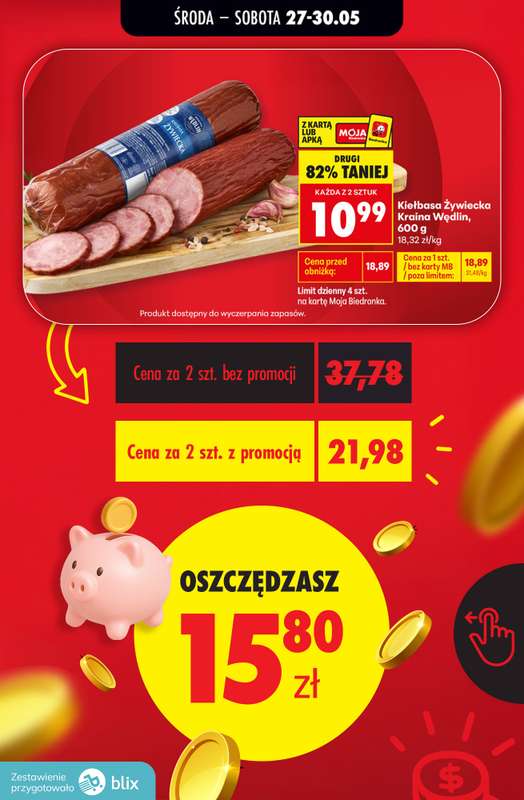 Biedronka - gazetka promocyjna Przeliczamy promocje! od środy 27.05 do soboty 30.05 - strona 7