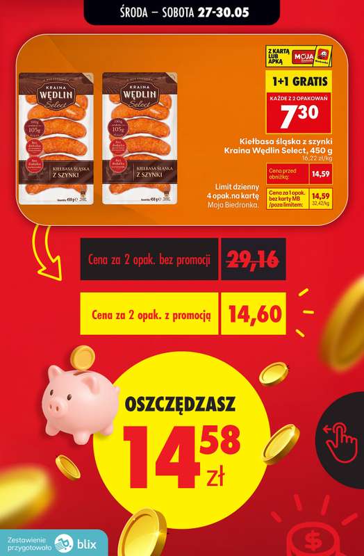 Biedronka - gazetka promocyjna Przeliczamy promocje! od środy 27.05 do soboty 30.05 - strona 6